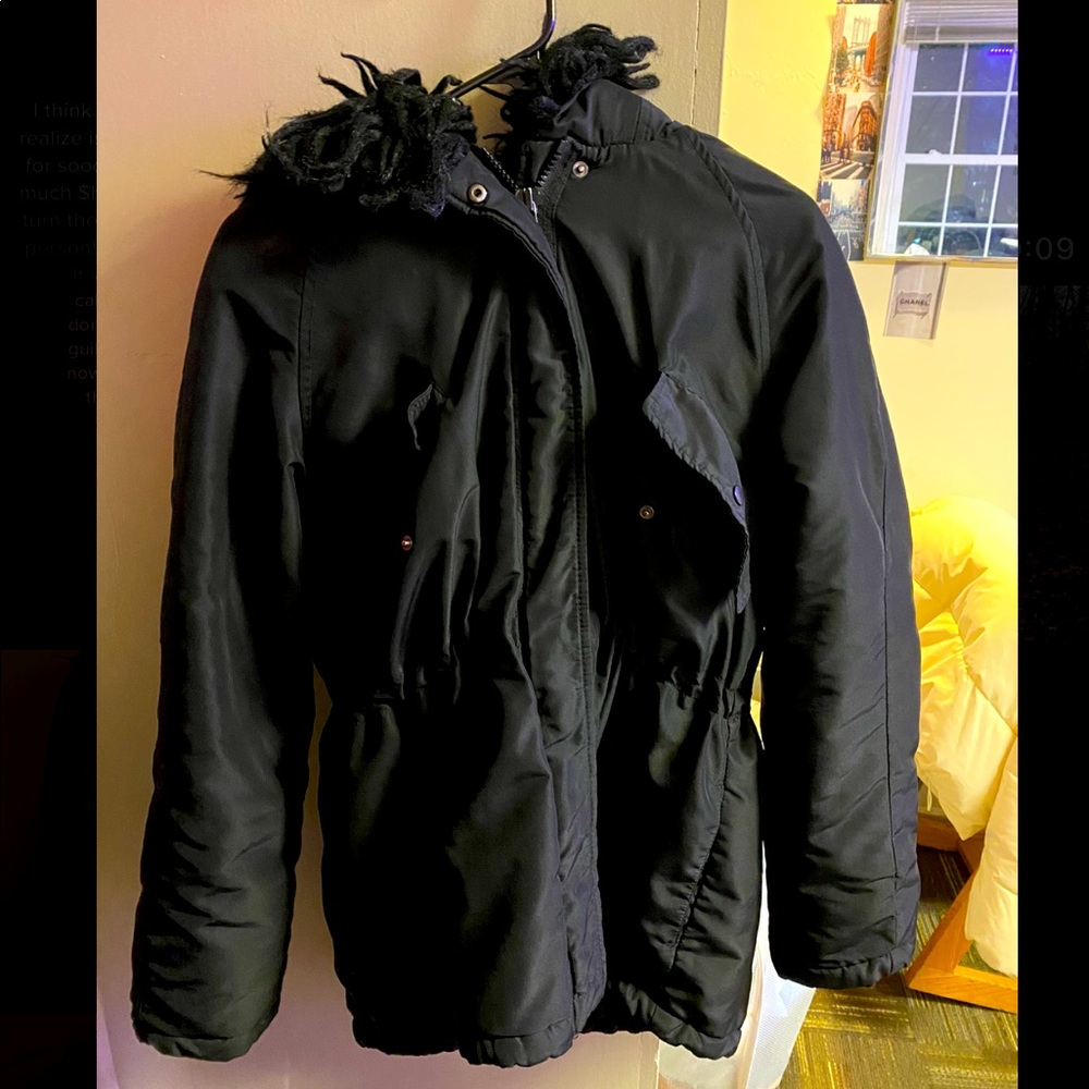 H&M Puffer Fur Jacket